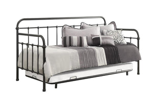 G300398 - Daybed With Trundle - Dark Bronze - ReeceFurniture.com