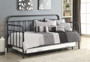 G300398 - Daybed With Trundle - Dark Bronze - ReeceFurniture.com