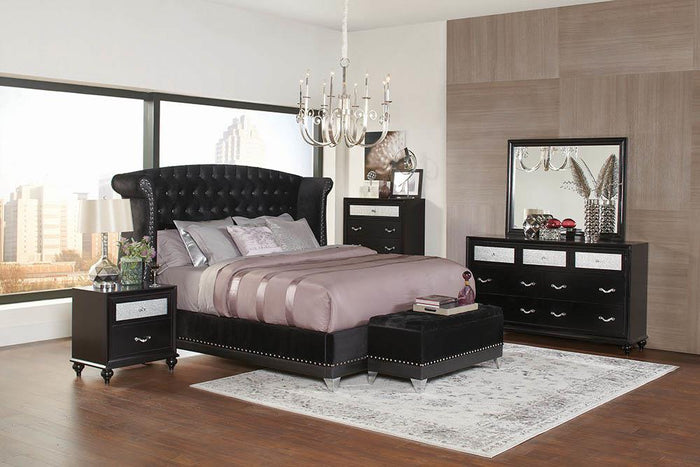 G300643 - Barzini Bedroom Set - Tufted Upholstered Bed
