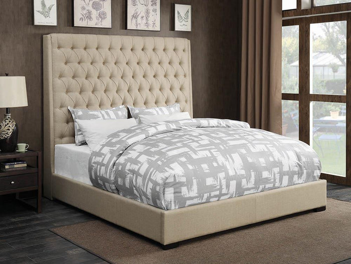 G300722 - Camille Bed And Headboard - Cream