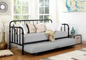 G300765 - Metal Daybed With Trundle - Black - ReeceFurniture.com