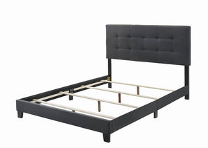 G305746 - Mapes Tufted Upholstered Bed - Charcoal - ReeceFurniture.com