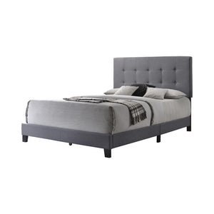 G305747 - Mapes Tufted Upholstered Bed - Grey - ReeceFurniture.com
