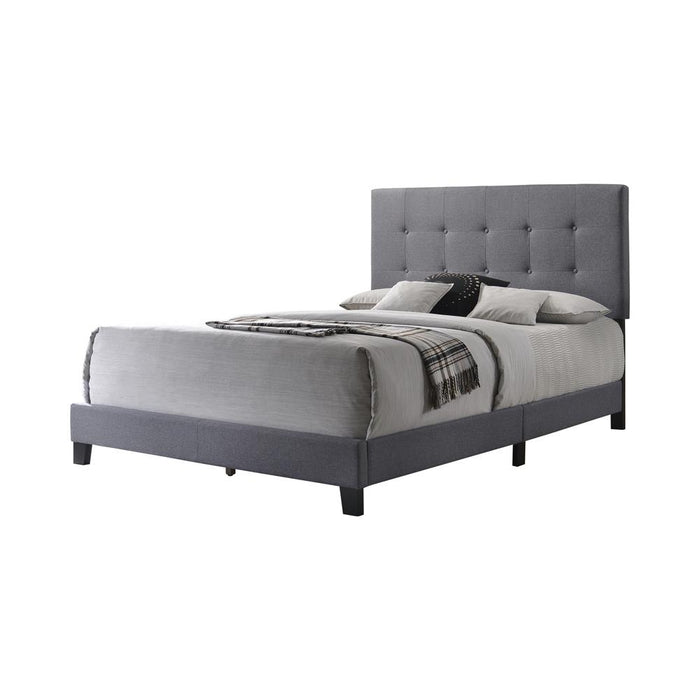 G305747 - Mapes Tufted Upholstered Bed - Grey