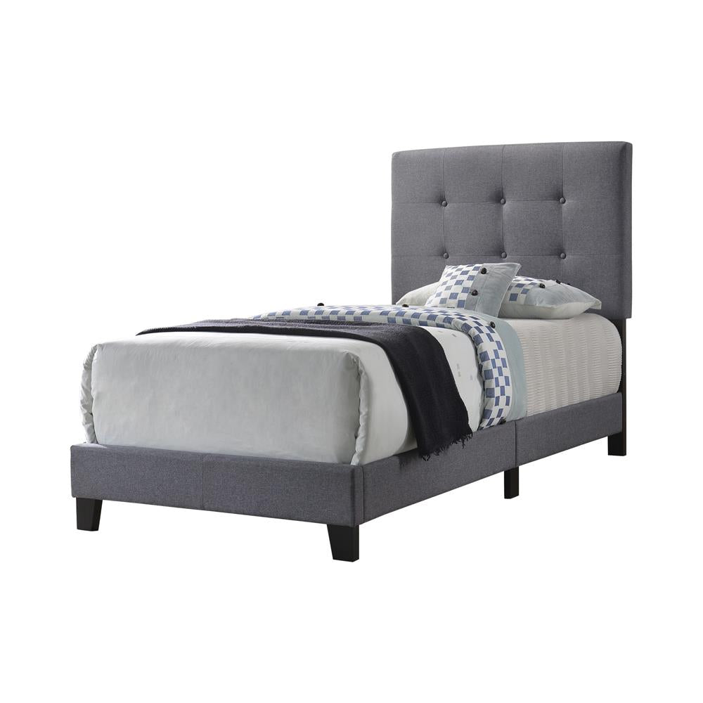 G305747 - Mapes Tufted Upholstered Bed - Grey - ReeceFurniture.com