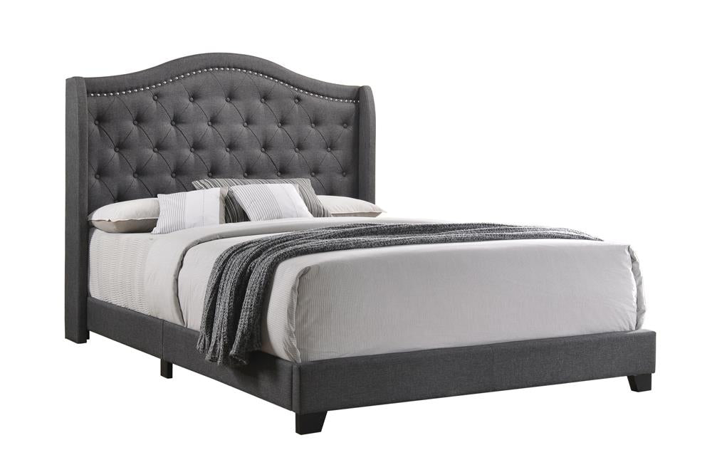 G310072 - Sonoma Camel Back Bed - Grey - ReeceFurniture.com
