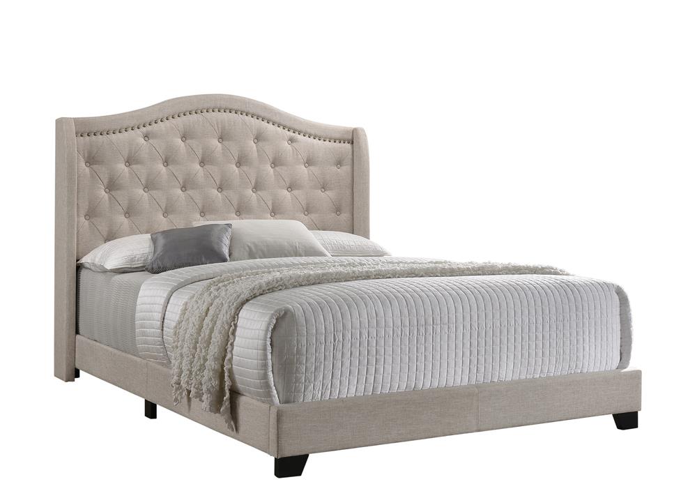 G310073 - Sonoma Camel Back Bed - Beige - ReeceFurniture.com