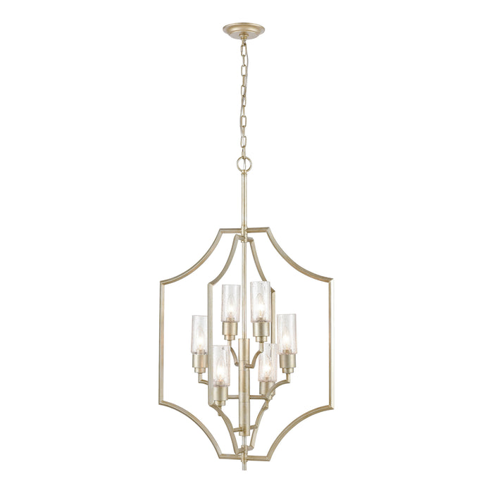 Cheswick - Chandelier - Aged Silver