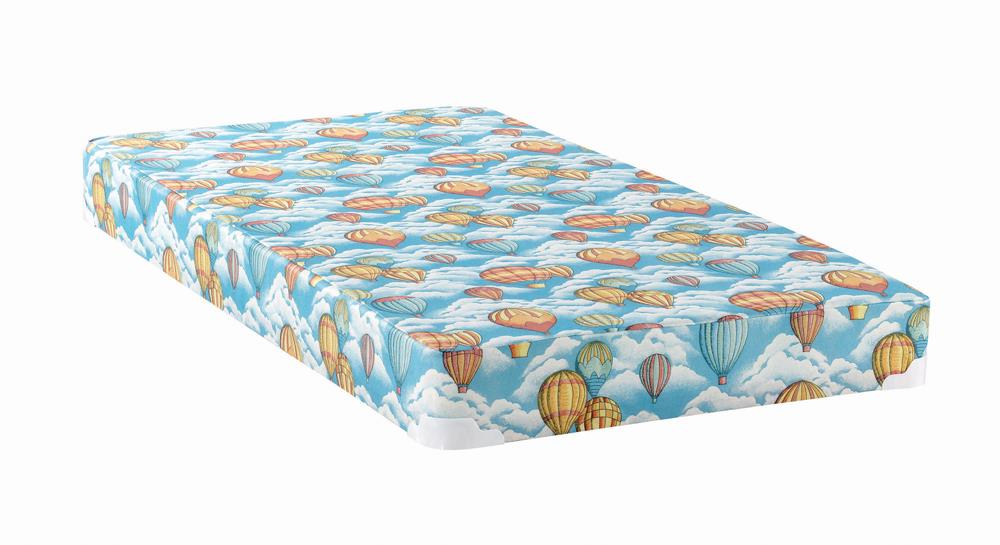 G350022 - 5" Full Balloon Foam Mattress With Wood Bunkie - Blue - ReeceFurniture.com
