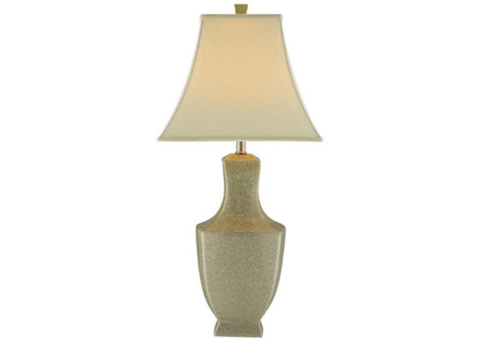 37859 - Honora Ivory Crackle Ceramic Table Lamp - ReeceFurniture.com