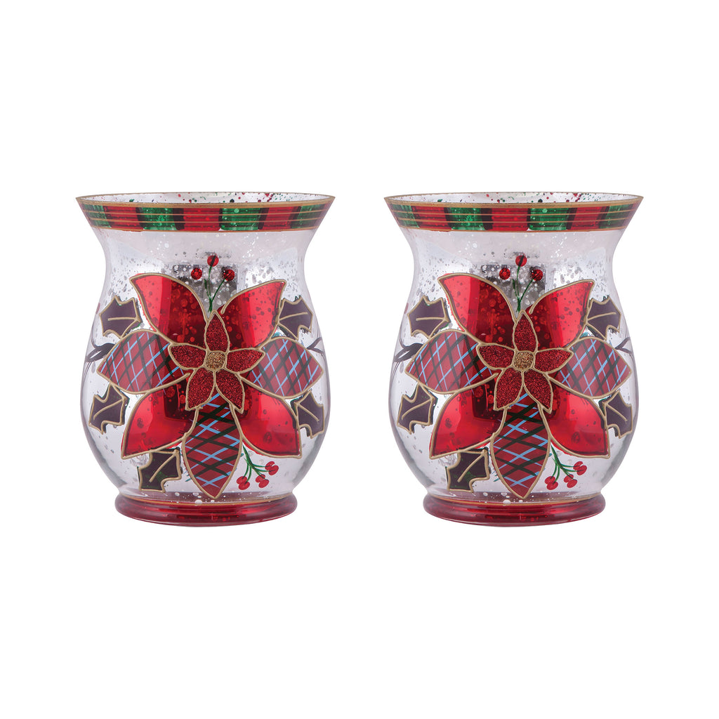 Poinsettia - Pillar Holder - ReeceFurniture.com