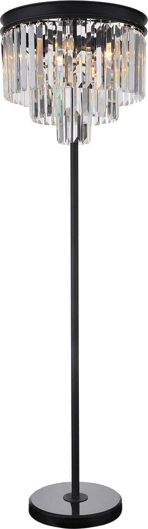 Piper Floor Lamp, Black Satin - ReeceFurniture.com