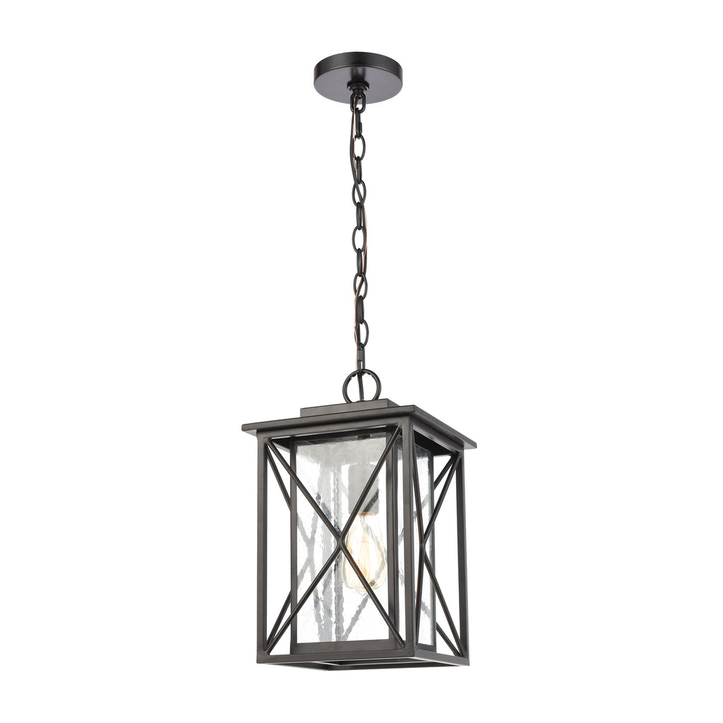 Carriage Light - Hanging - Matte Black - ReeceFurniture.com