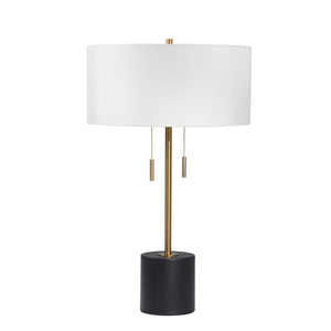 Metal Stick Table Lamp 24",  Gold - ReeceFurniture.com
