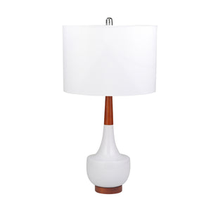 Ceramic Genie Table Lamp 28",White - ReeceFurniture.com