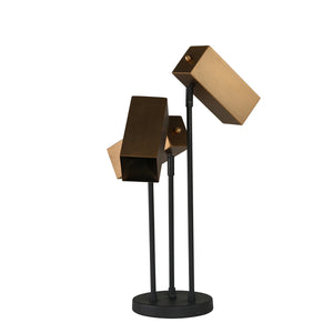 Metal 3-Head Desk Lamp 22",Bronze - ReeceFurniture.com