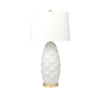 Ceramic 33" Modern Table Lamp,Off White - ReeceFurniture.com