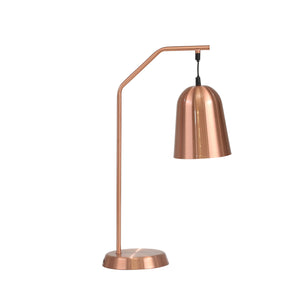 Metal 23" Drop Shade Table Lamp, Copper - ReeceFurniture.com