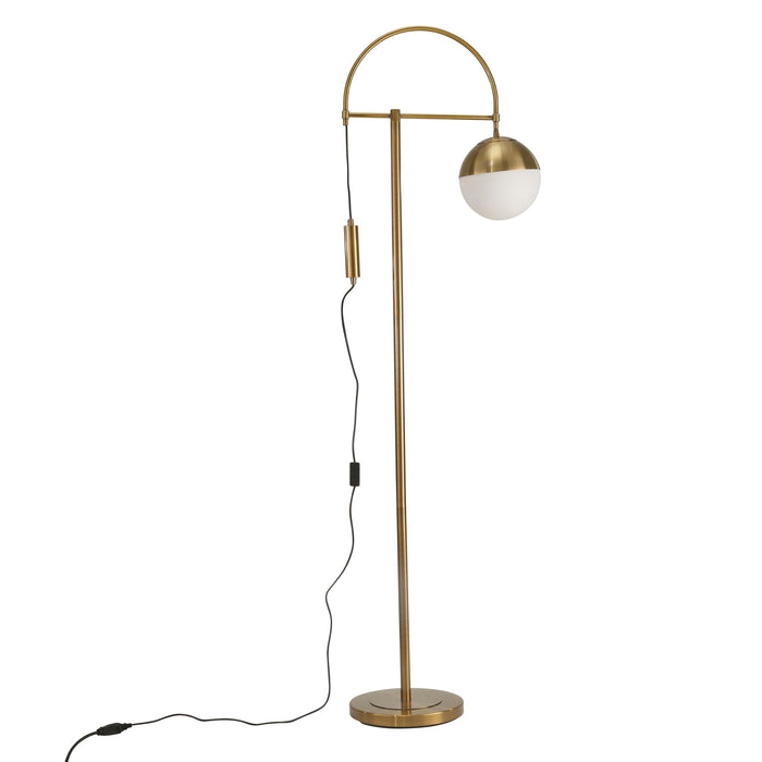 Gold Metal 65" Floor Lamp