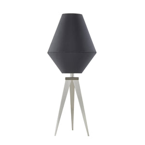 Metal 27" Tripod Table Lamp, Black - ReeceFurniture.com