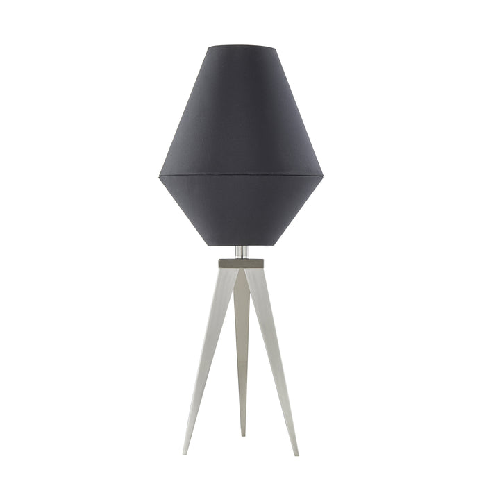 Metal 27" Tripod Table Lamp, Black