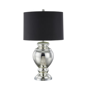 Glass 31" Urn Table Lamp, Silver - ReeceFurniture.com