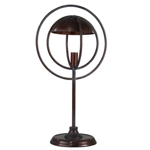 Metal 24" Art Deco Table Lamp,Antique Copper - ReeceFurniture.com