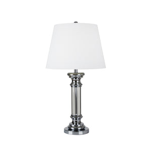Crystal 32" Table Lamp, Clear - ReeceFurniture.com