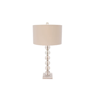 Crystal 32" Table Lamp, Smoke - ReeceFurniture.com