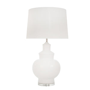Ceramic 33" Table Lamp, White - ReeceFurniture.com