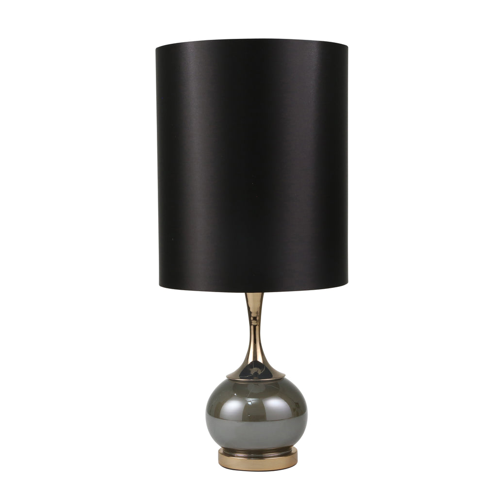 Glass 29" Globe Table Lamp, Pearl Green - ReeceFurniture.com