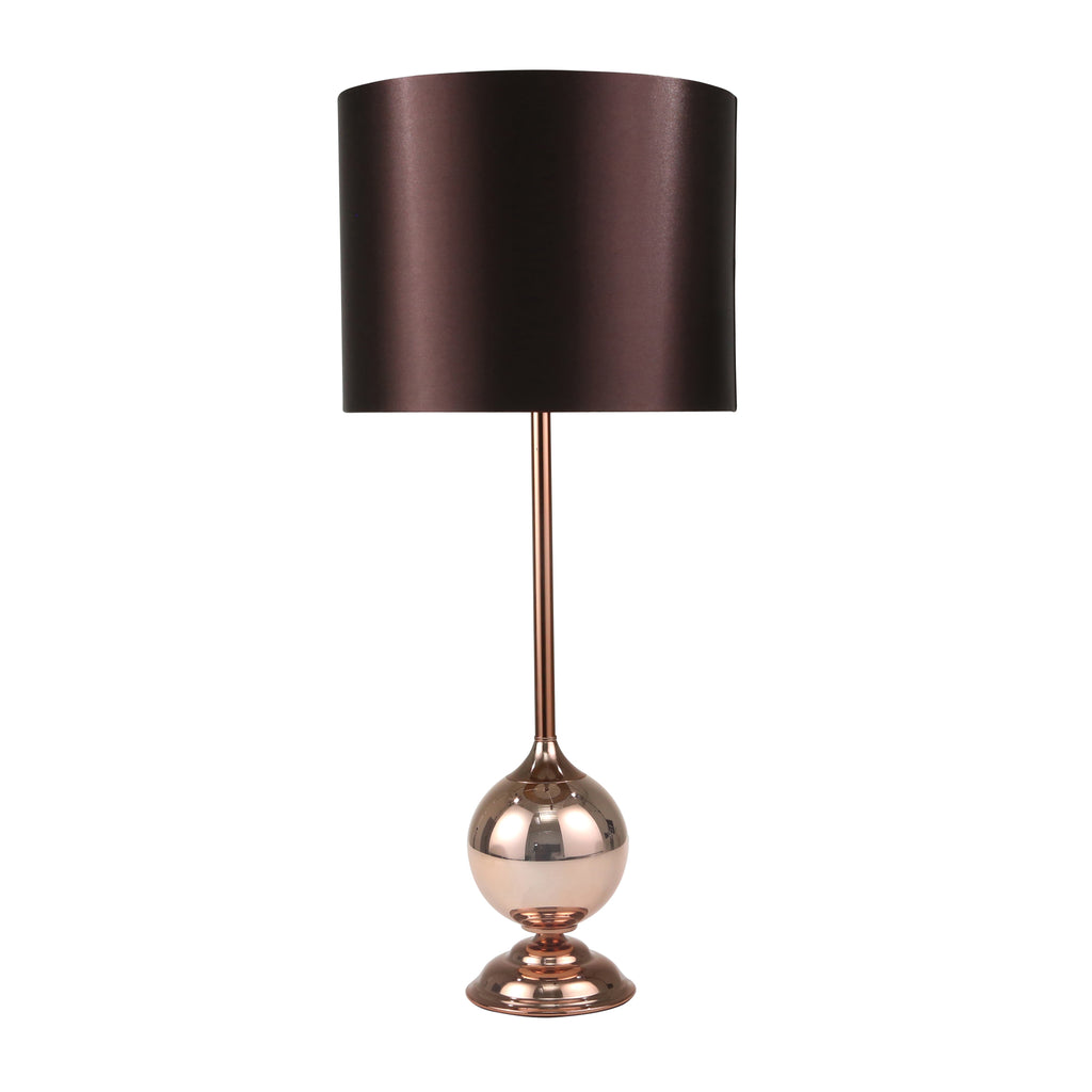 Glass Ball 32" Table Lamp, Copper - ReeceFurniture.com