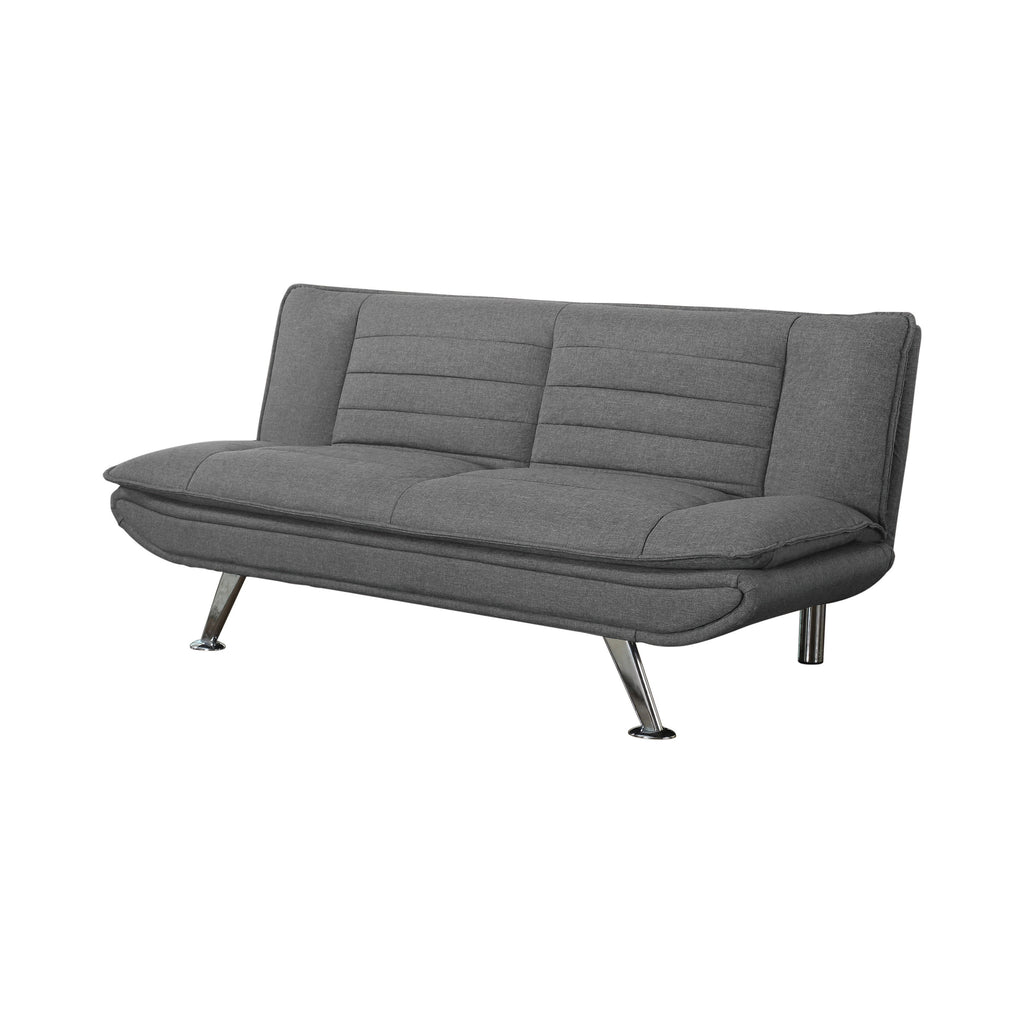 G503966 - Julian Upholstered Sofa Bed With Pillow-Top Seating Grey - ReeceFurniture.com
