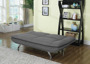 G503966 - Julian Upholstered Sofa Bed With Pillow-Top Seating Grey - ReeceFurniture.com