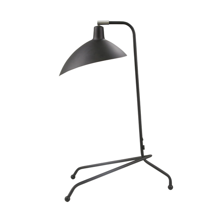 Metal 25" Tri-Leg Table Lamp,Black