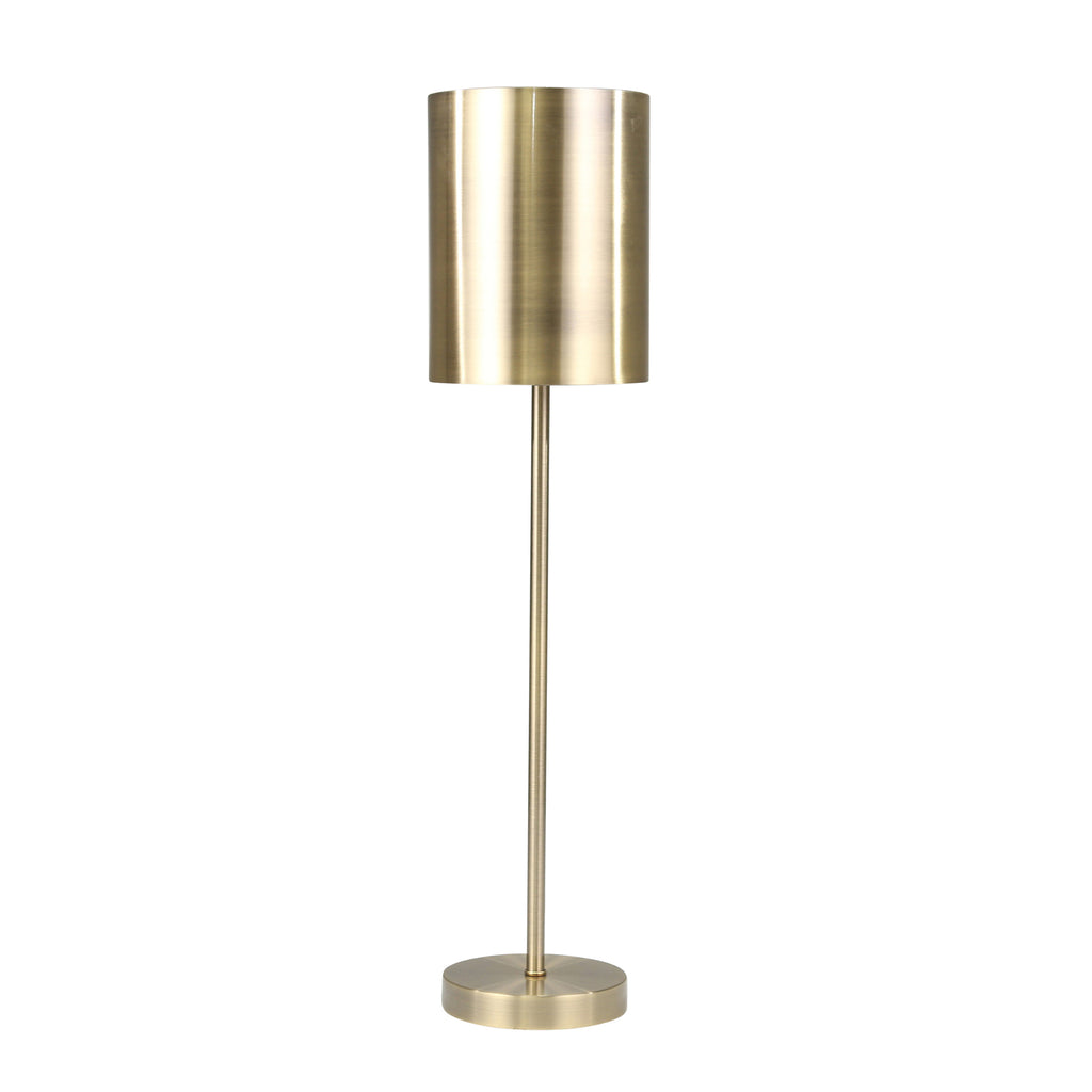 Metal 30" Desk Lamp , Gold - ReeceFurniture.com
