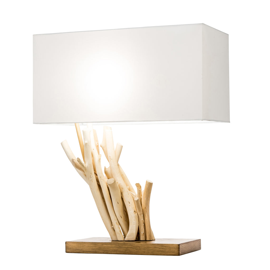Driftwood, 18" Table Lamp, Natural - ReeceFurniture.com