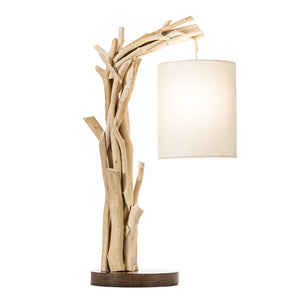 Driftwood, 23" Table Lamp, Natural - ReeceFurniture.com
