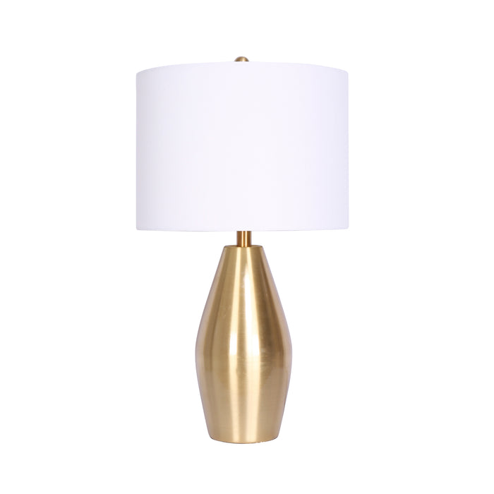 Metal 26" Table Lamp, Gold