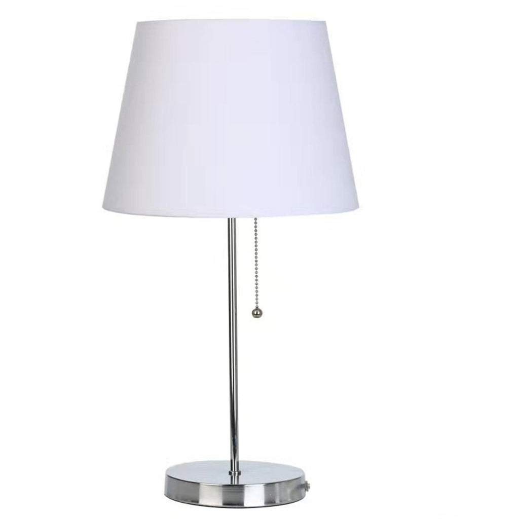Metal 20.5" Table Lamp, Silver - ReeceFurniture.com