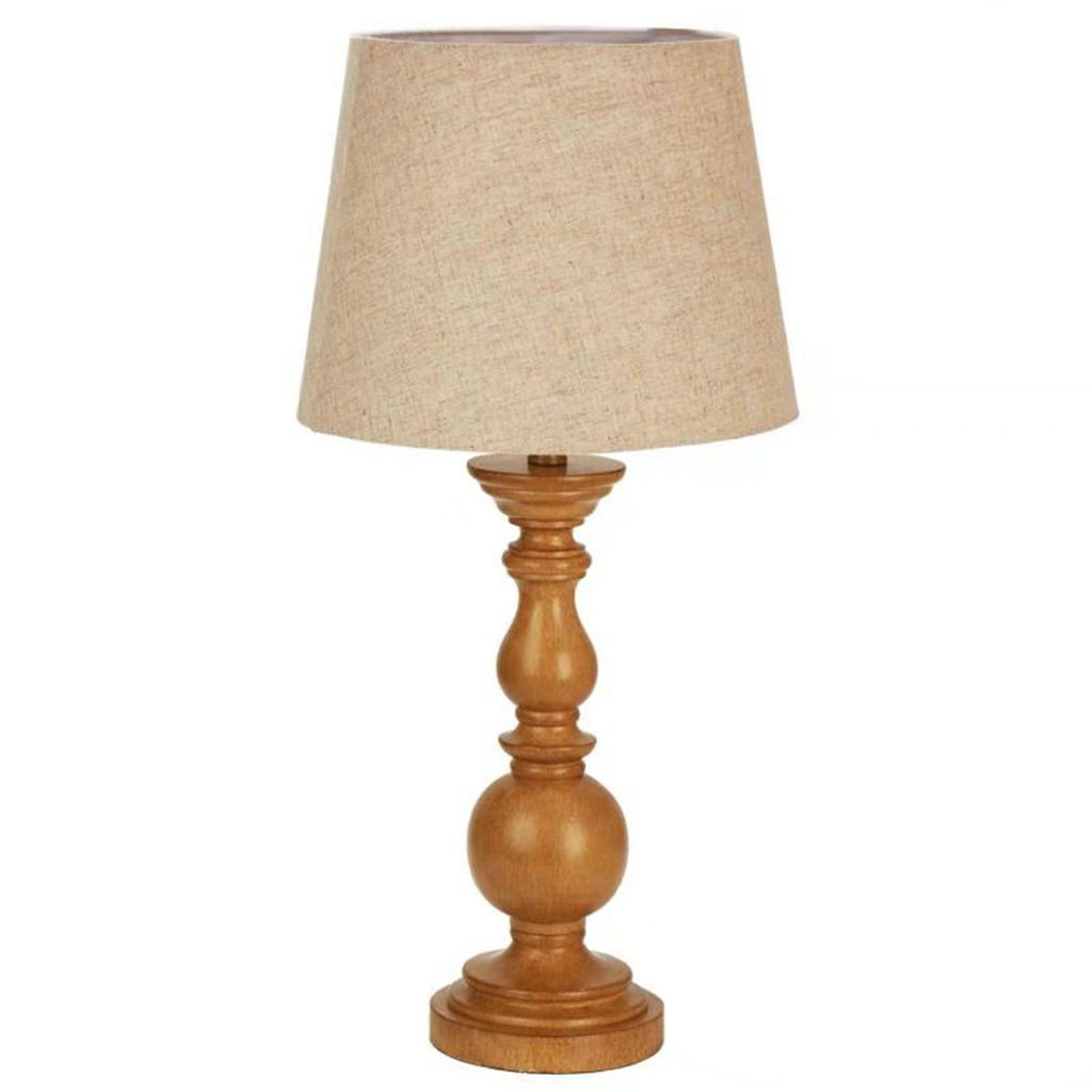 Polyresin 27" Table Lamp, Brown - ReeceFurniture.com
