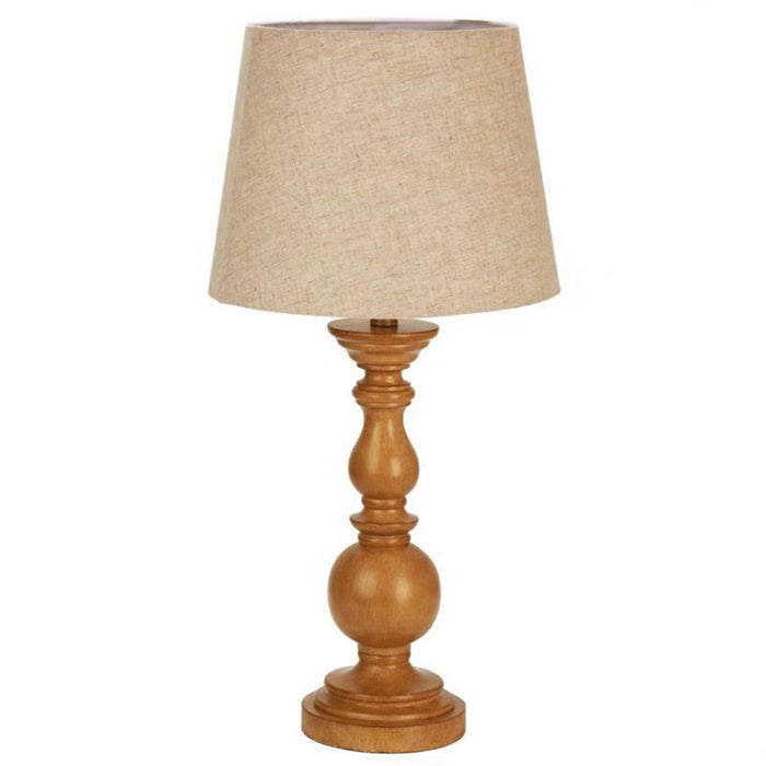 Polyresin 27" Table Lamp, Brown