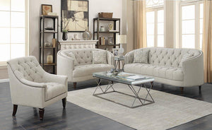 G505641 - Avonlea Sloped Arm Upholstered Living Room - Trim Grey - ReeceFurniture.com