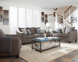G506021 - Salizar Flared Arm Living Room - Grey - ReeceFurniture.com