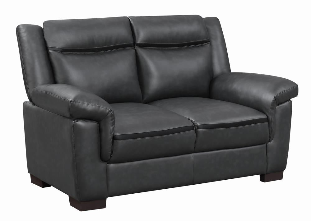 G506591 - Arabella Pillow Top Upholstered Living Room - Grey - ReeceFurniture.com