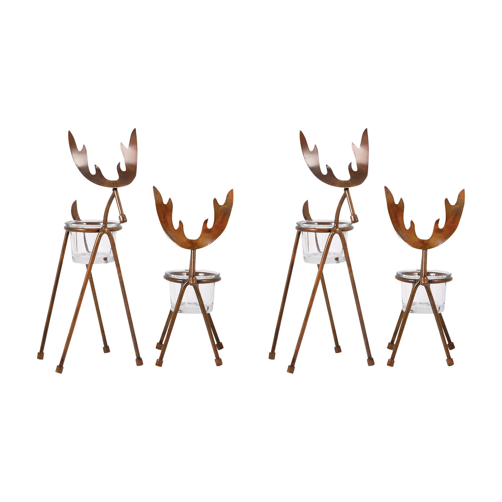 519130 - Moose Votive Holders (Set of 2) - ReeceFurniture.com
