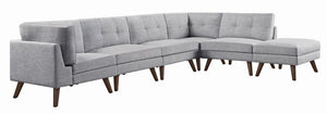 G551301 - Churchill Button Tufted Living Room - Grey - ReeceFurniture.com
