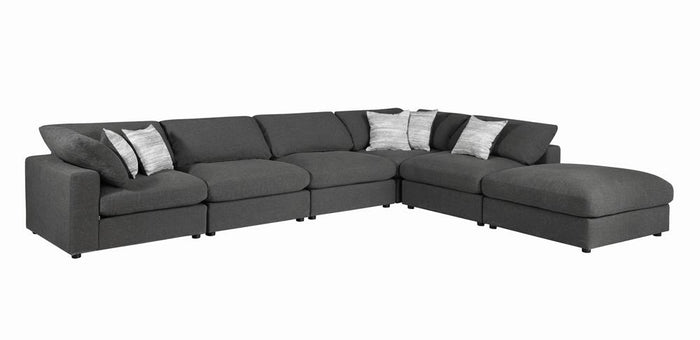 G551324 - Serene Upholstered Living Room - Charcoal