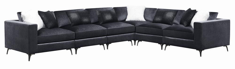 G551391 - Schwartzman Removable Cushion Living Room - Charcoal - ReeceFurniture.com