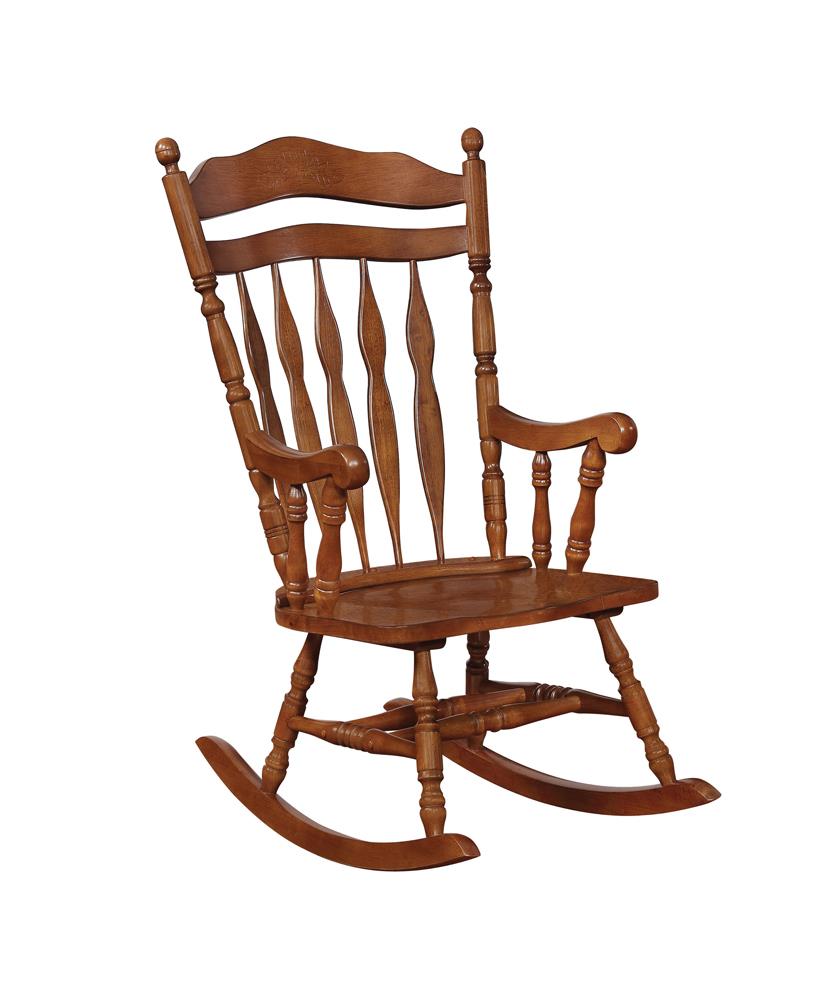 G600187 - Windsor Rocking Chair - Medium Brown - ReeceFurniture.com